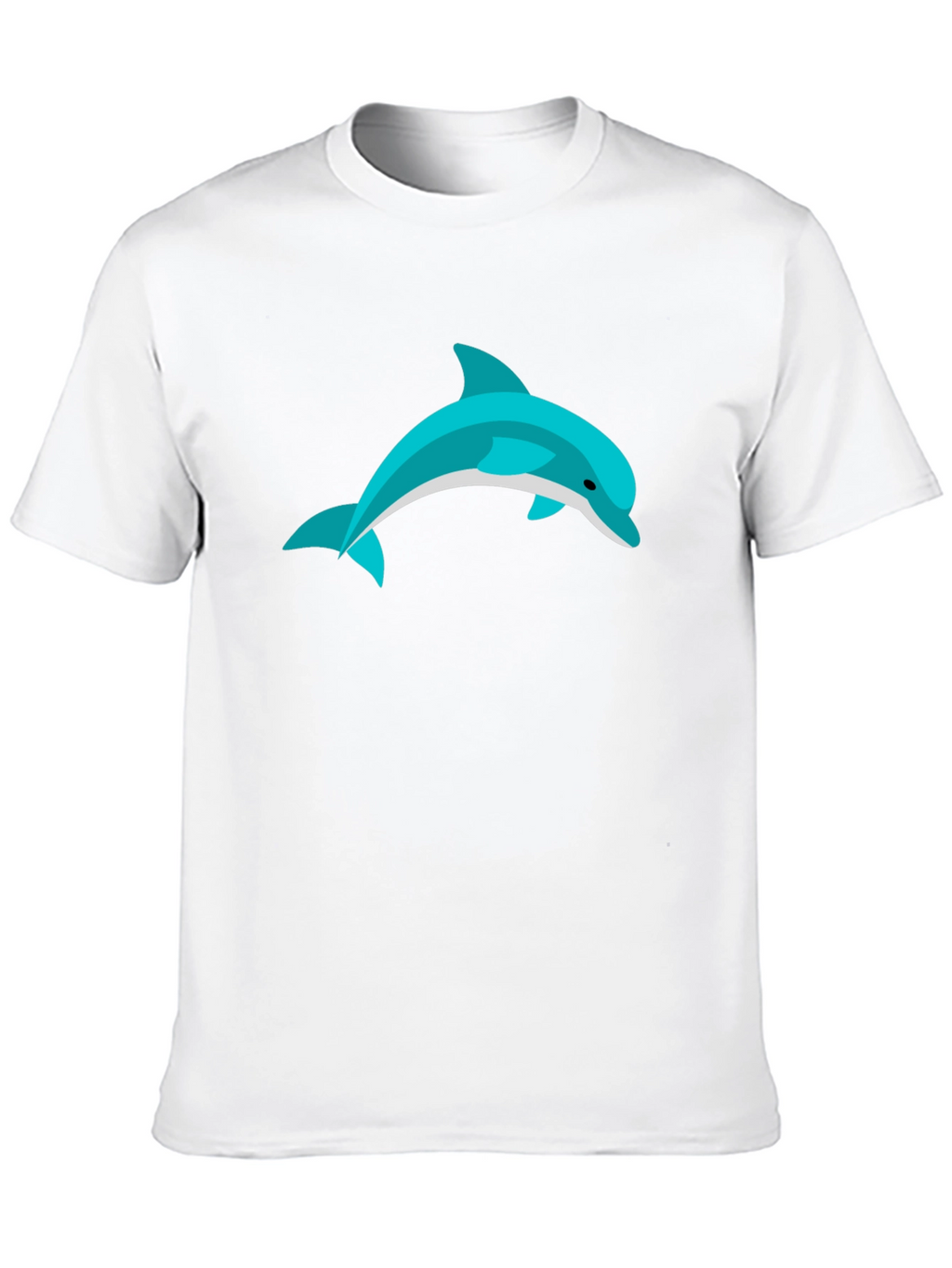 Dolphin Graphic Black T-Shirt