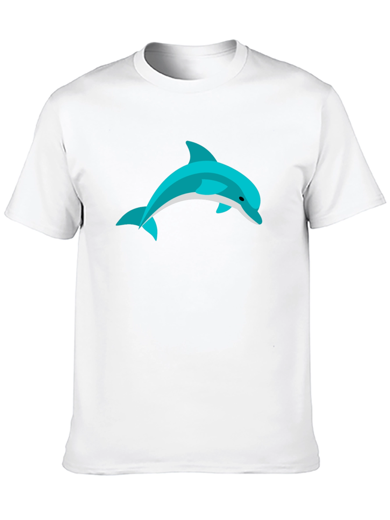 Dolphin Graphic Black T-Shirt