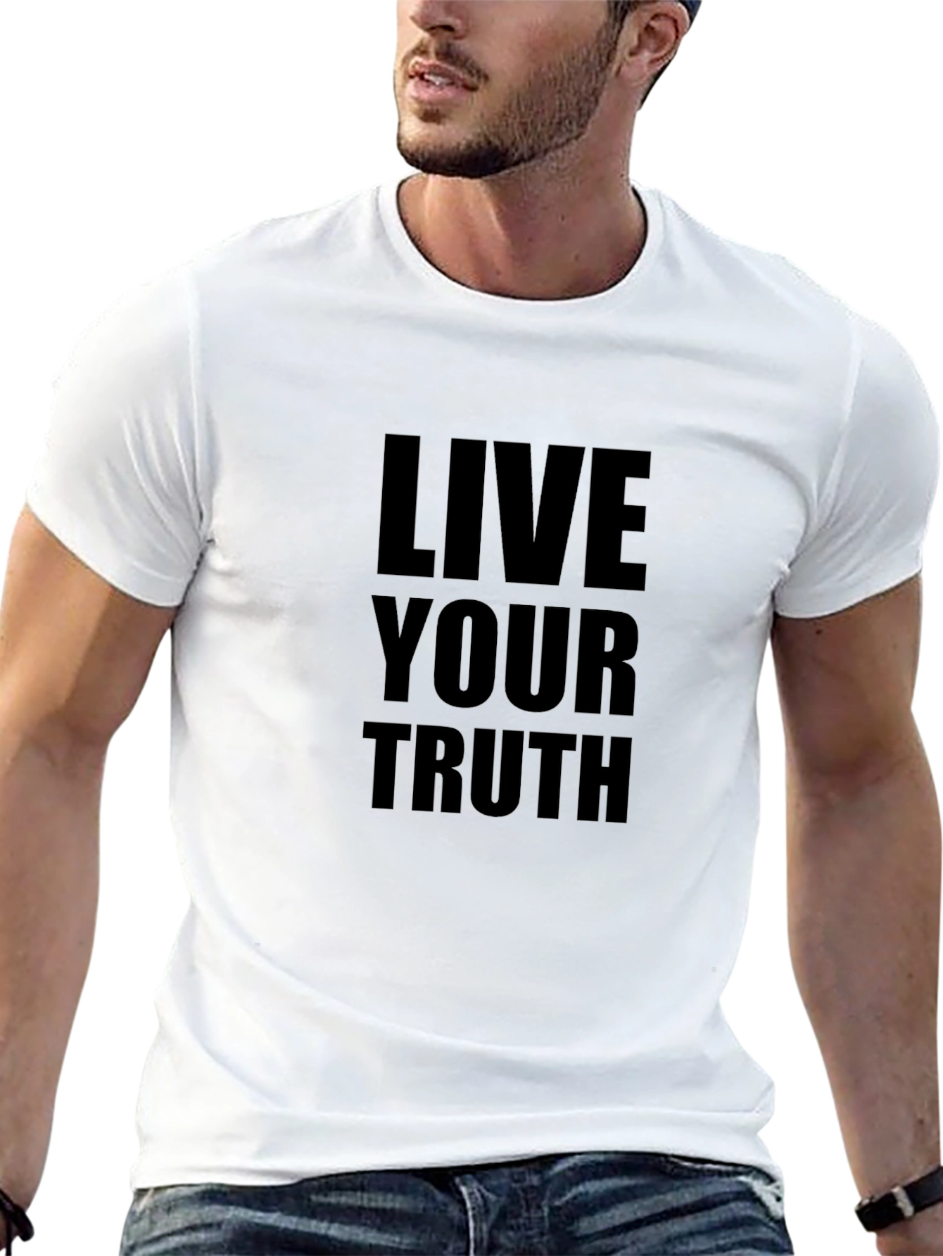 Live Your Truth Graphic Tee - Black