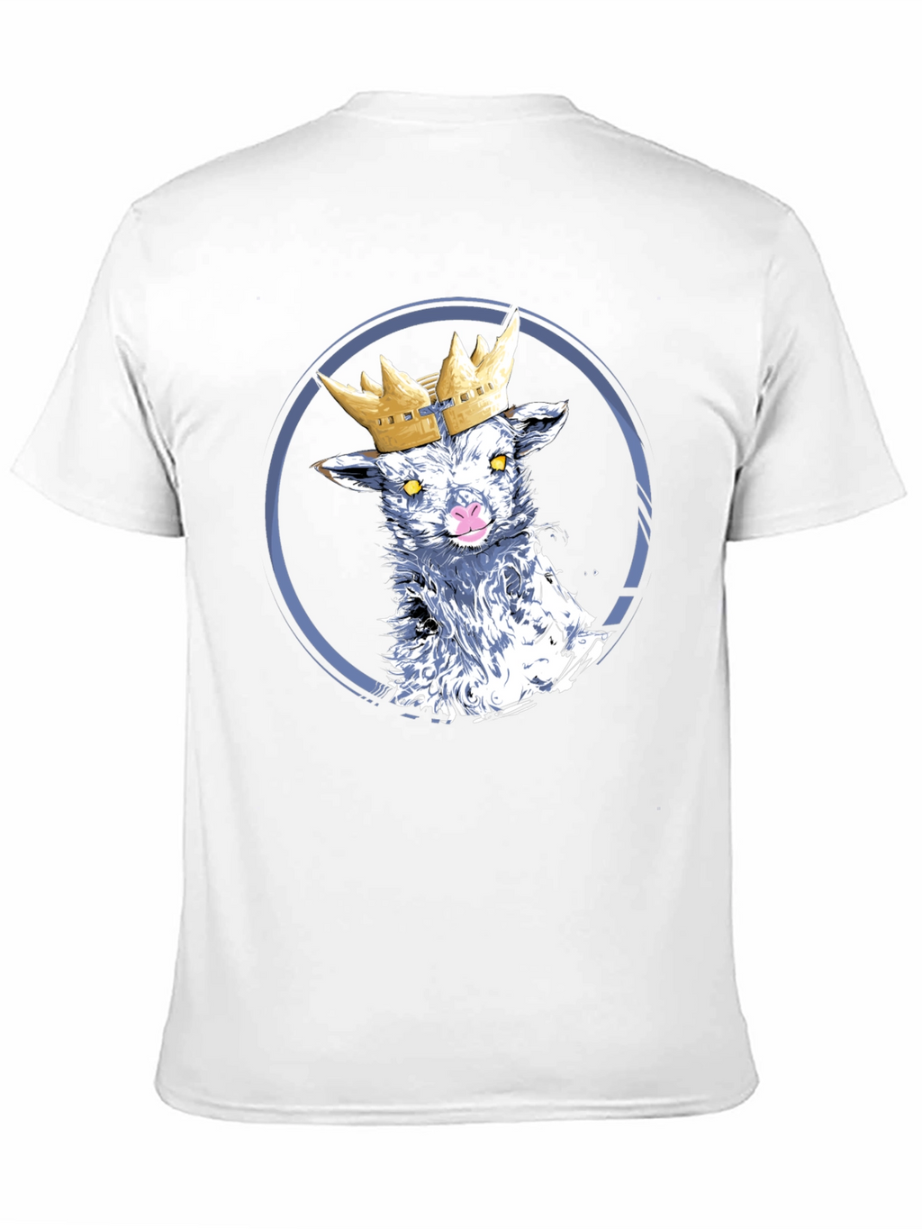 Crowned Lamb Graphic T-Shirt - Black