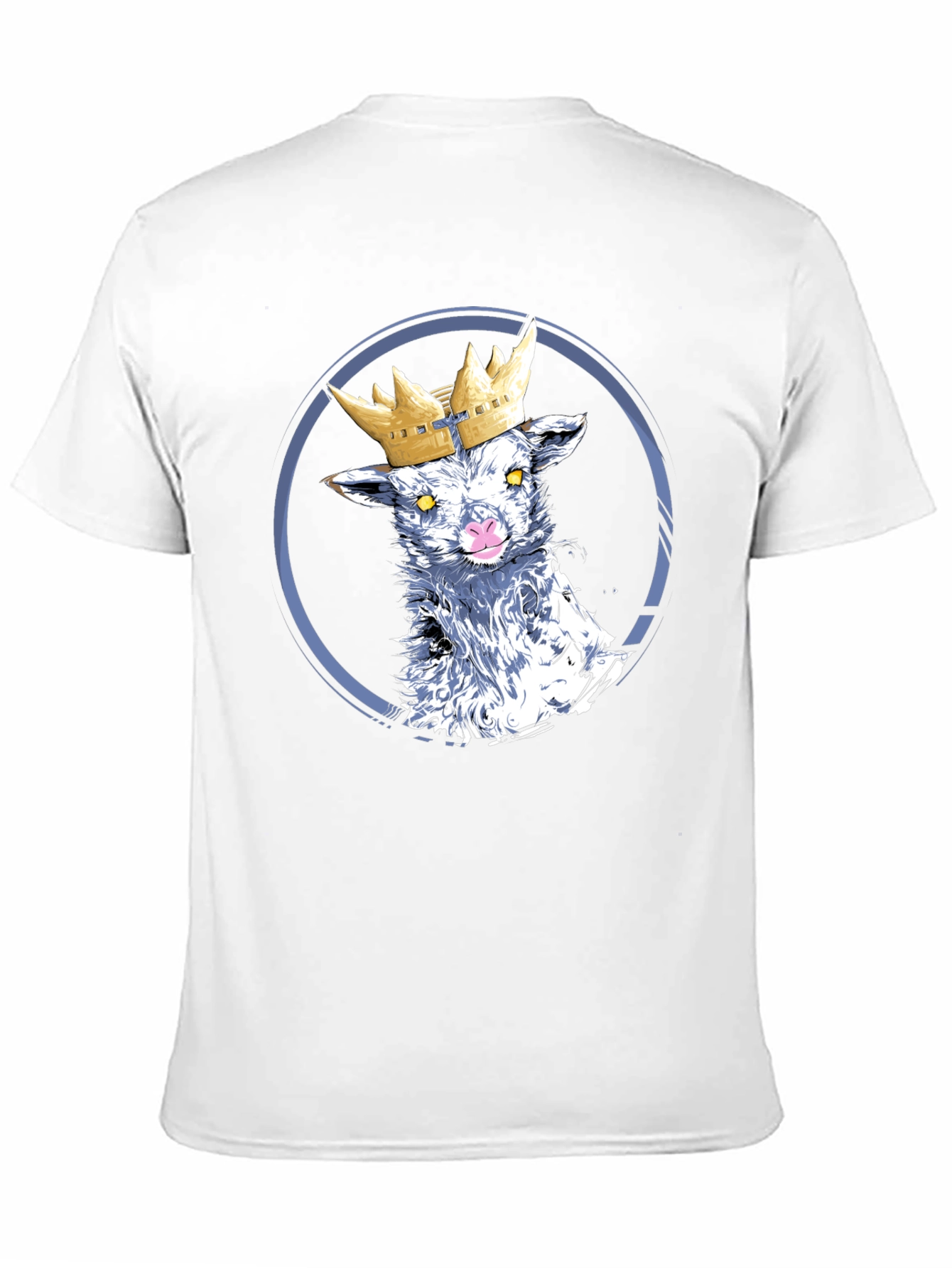 Crowned Lamb Graphic T-Shirt - Black
