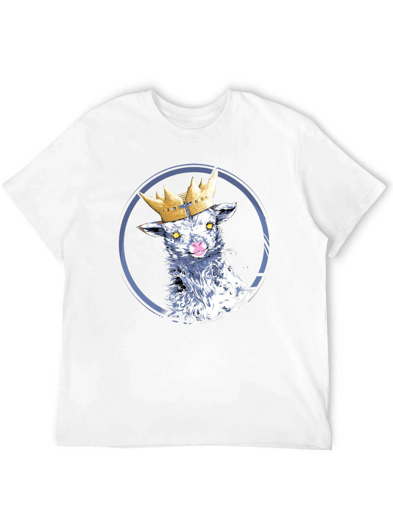 Crowned Lamb Graphic T-Shirt - Black