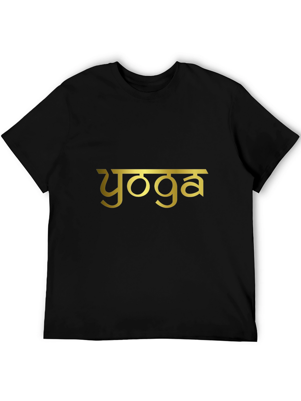Yoga Graphic Black Tee