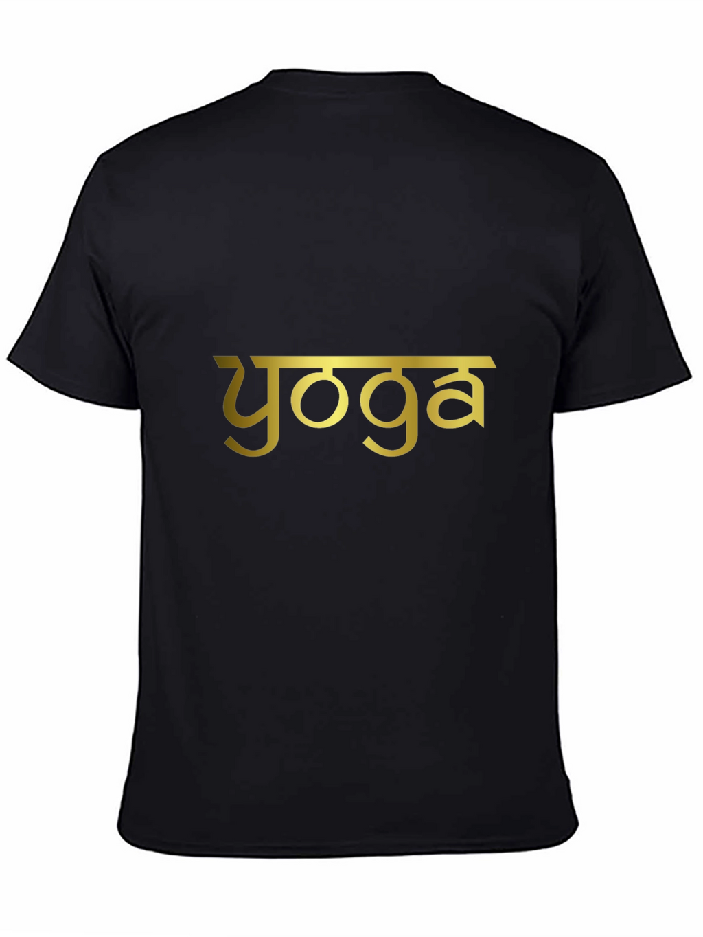 Yoga Graphic Black Tee