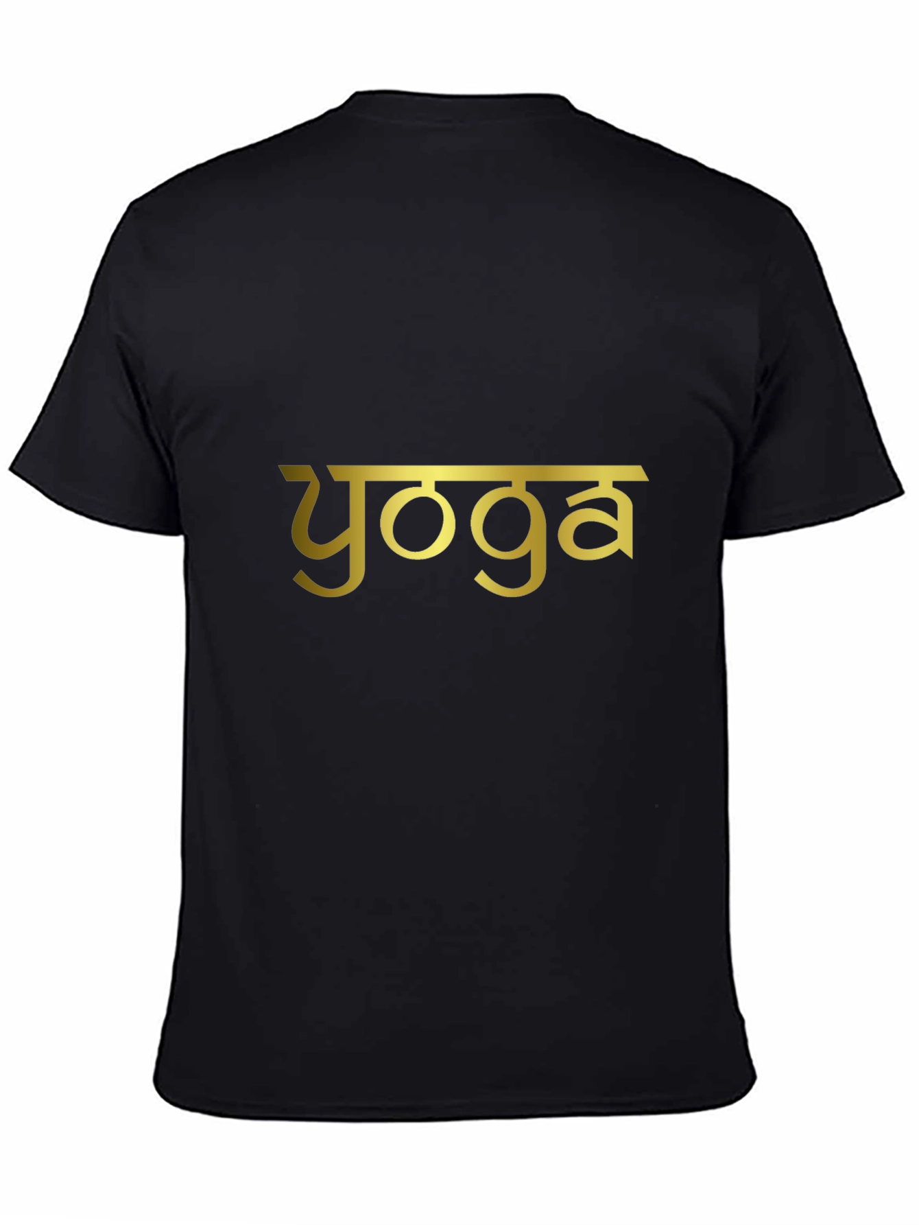 Yoga Graphic Black Tee