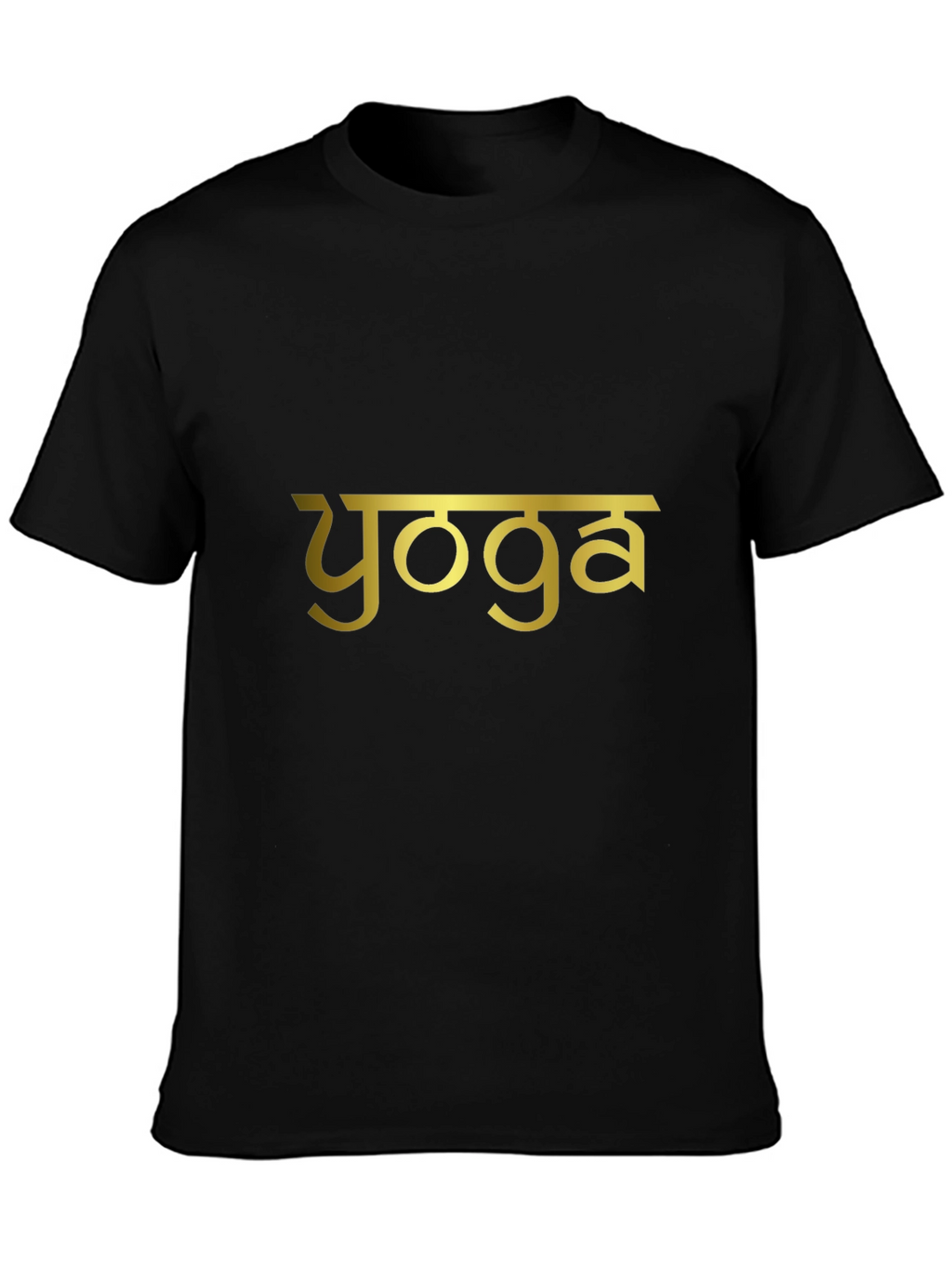 Yoga Graphic Black Tee