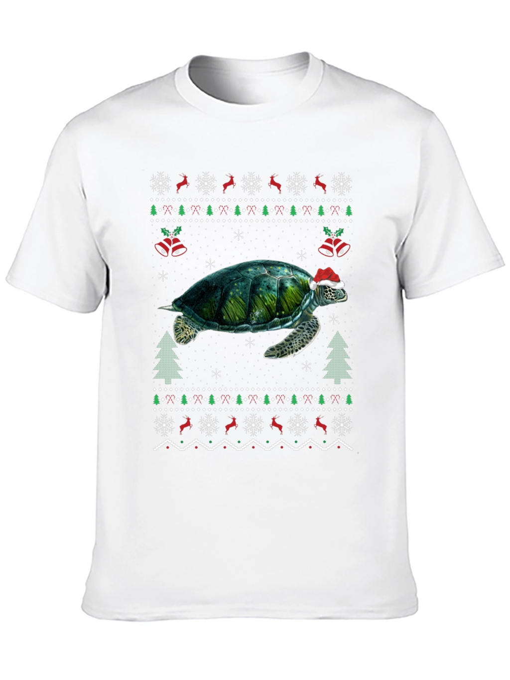 Christmas Turtle Sweater T-Shirt