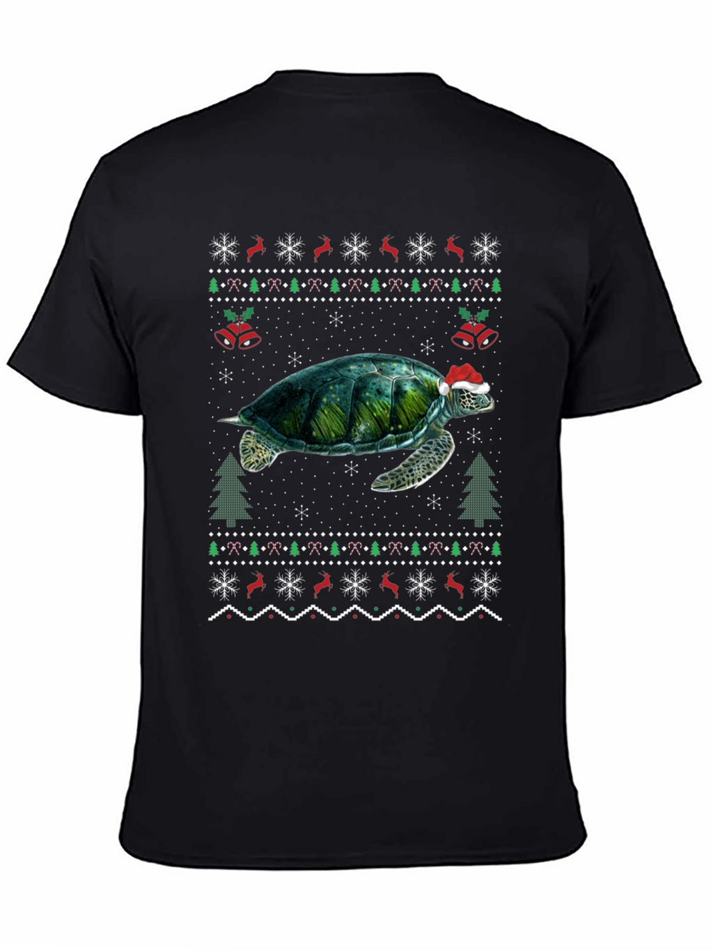 Christmas Turtle Sweater T-Shirt