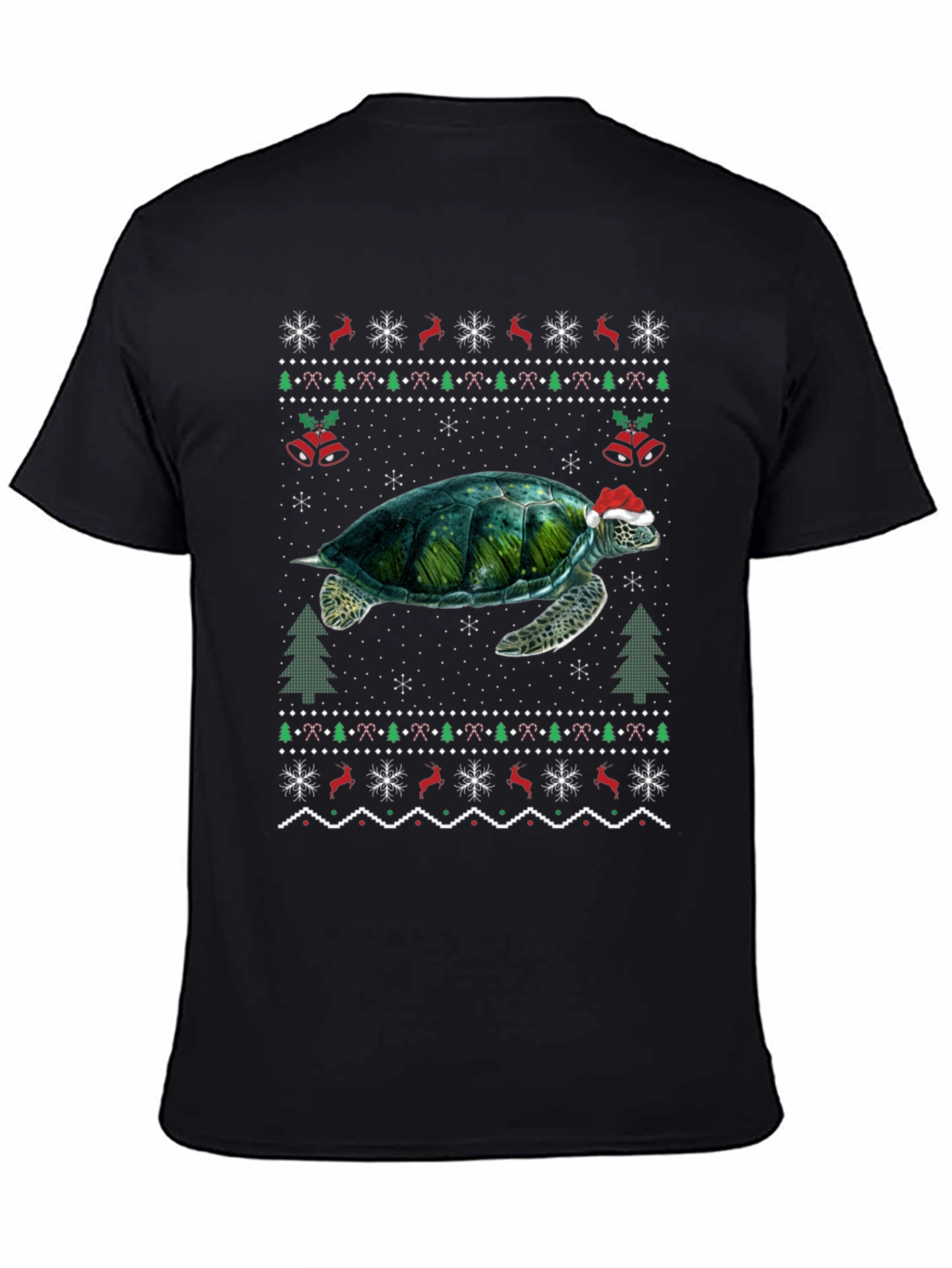 Christmas Turtle Sweater T-Shirt