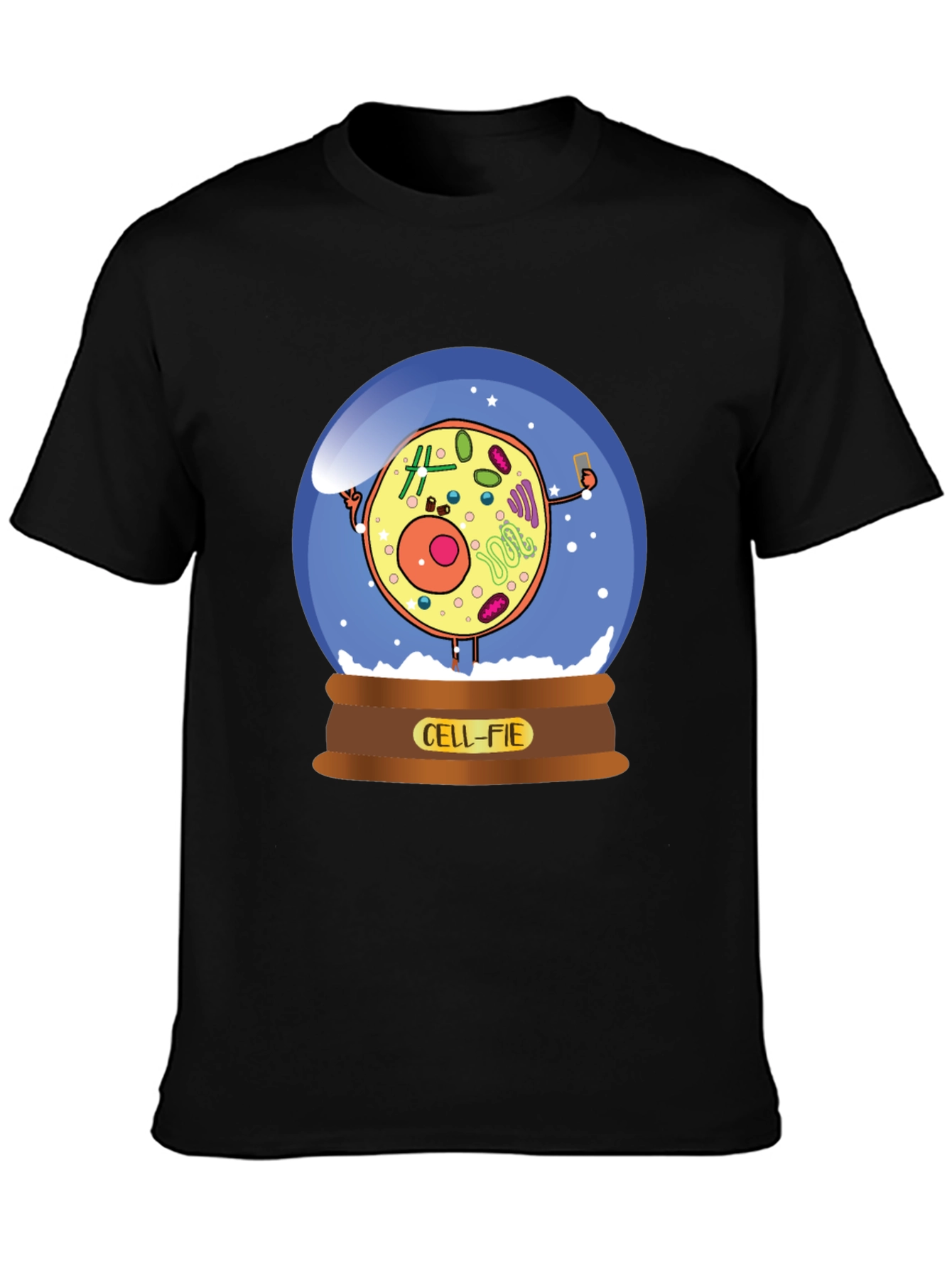 Cell-fie Science T-Shirt - Unique Biology Design