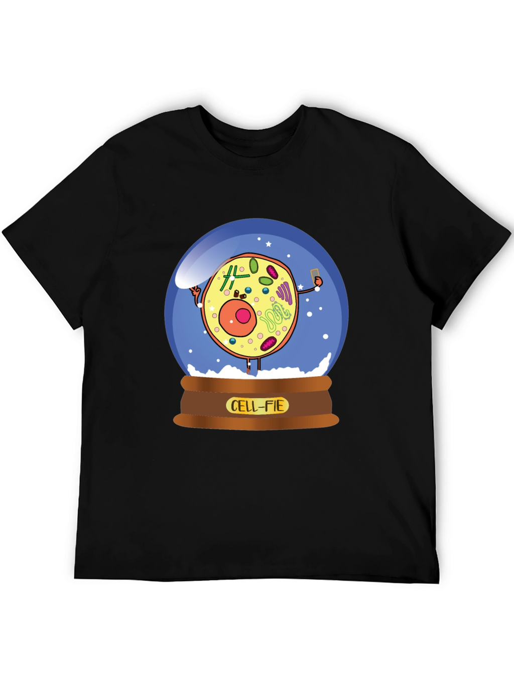 Cell-fie Science T-Shirt - Unique Biology Design