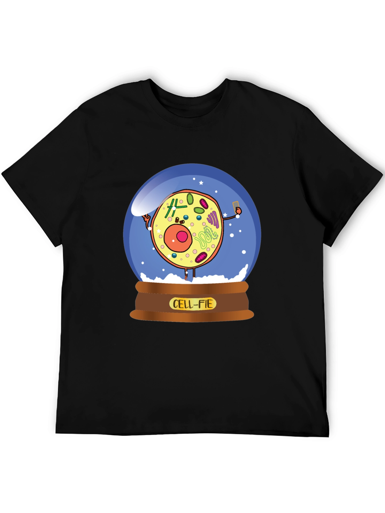 Cell-fie Science T-Shirt - Unique Biology Design