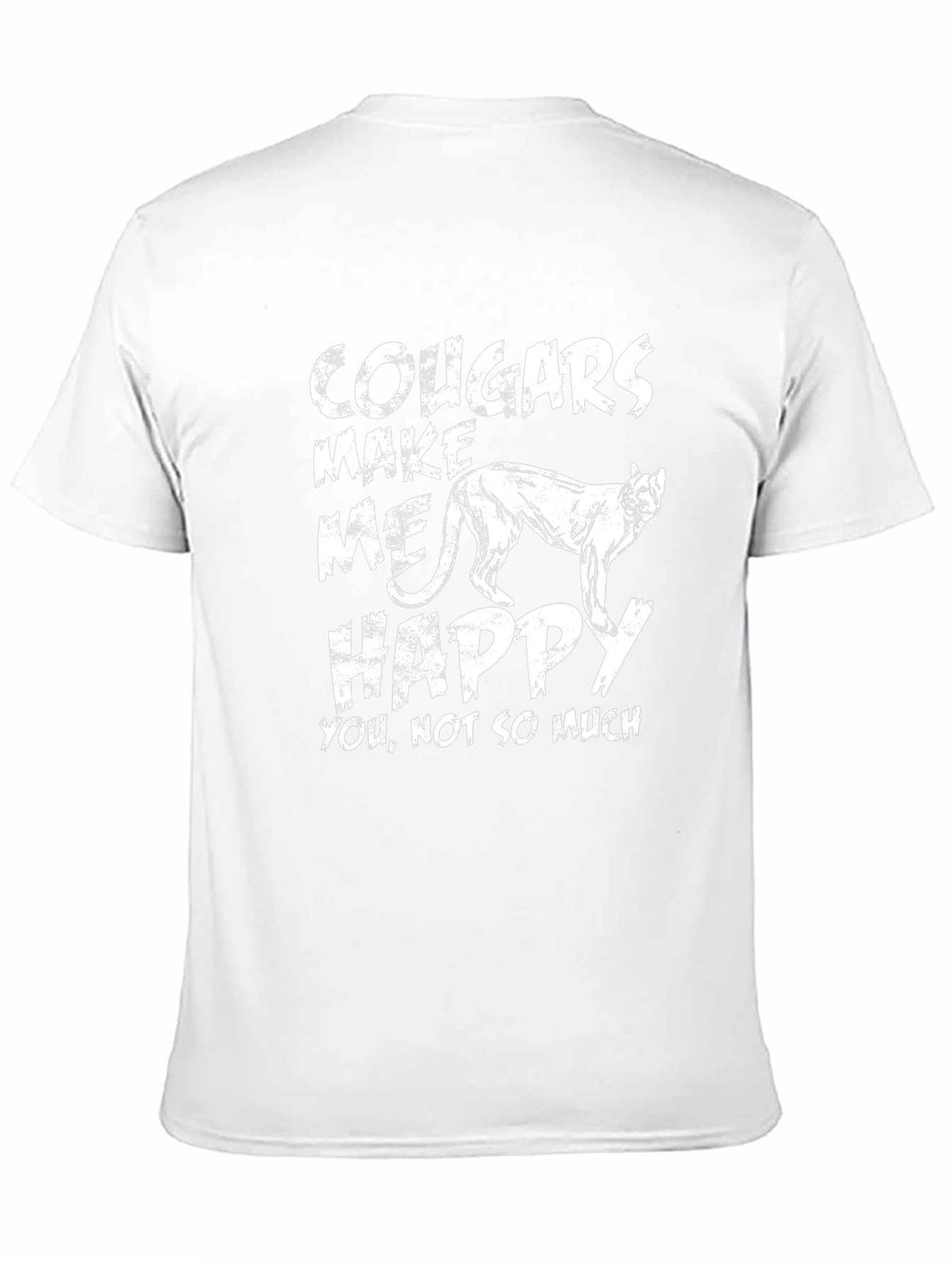 Cougars Make Me Happy Graphic T-Shirt
