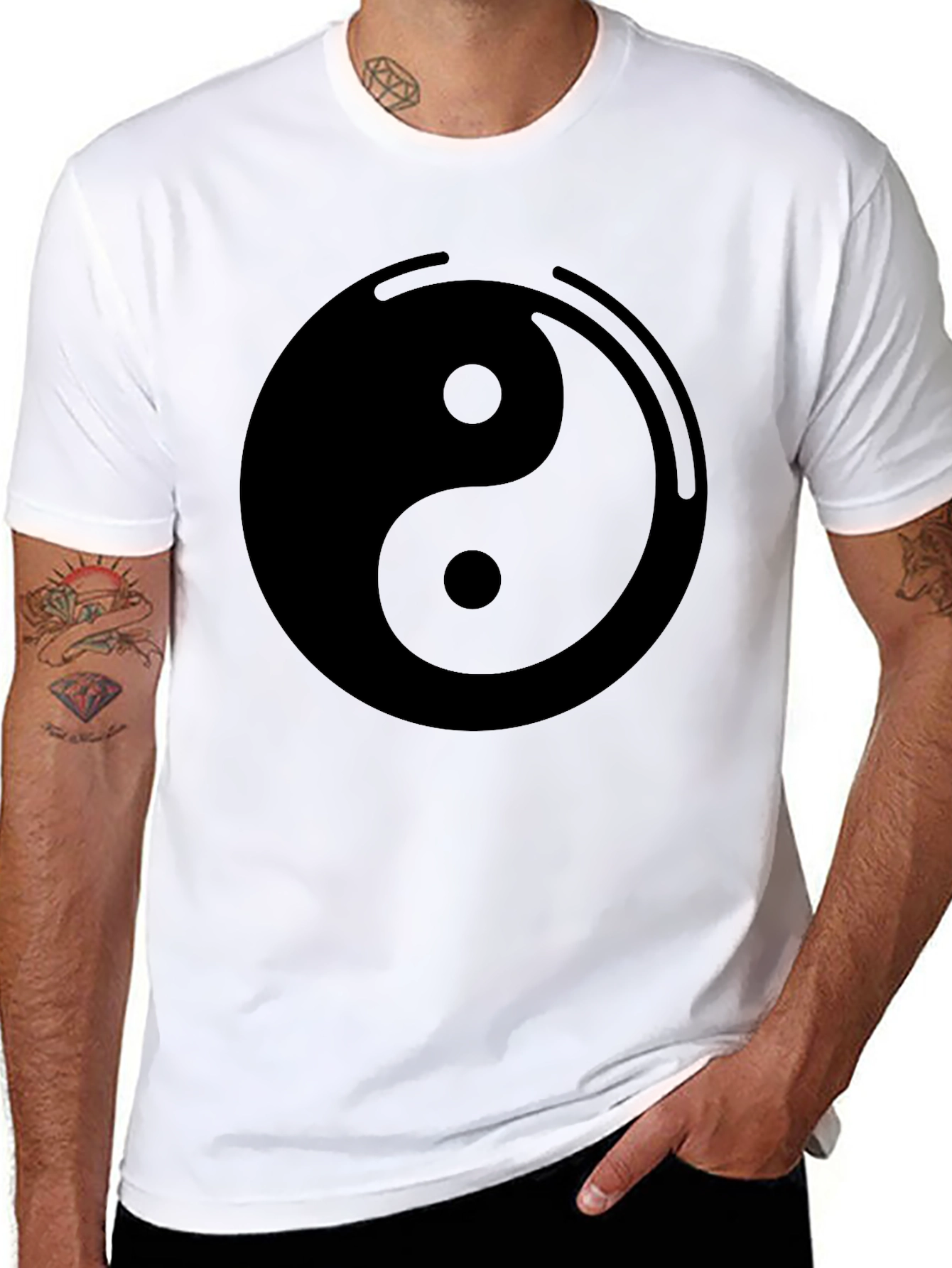 Yin Yang Symbol T-Shirt - Balance & Style