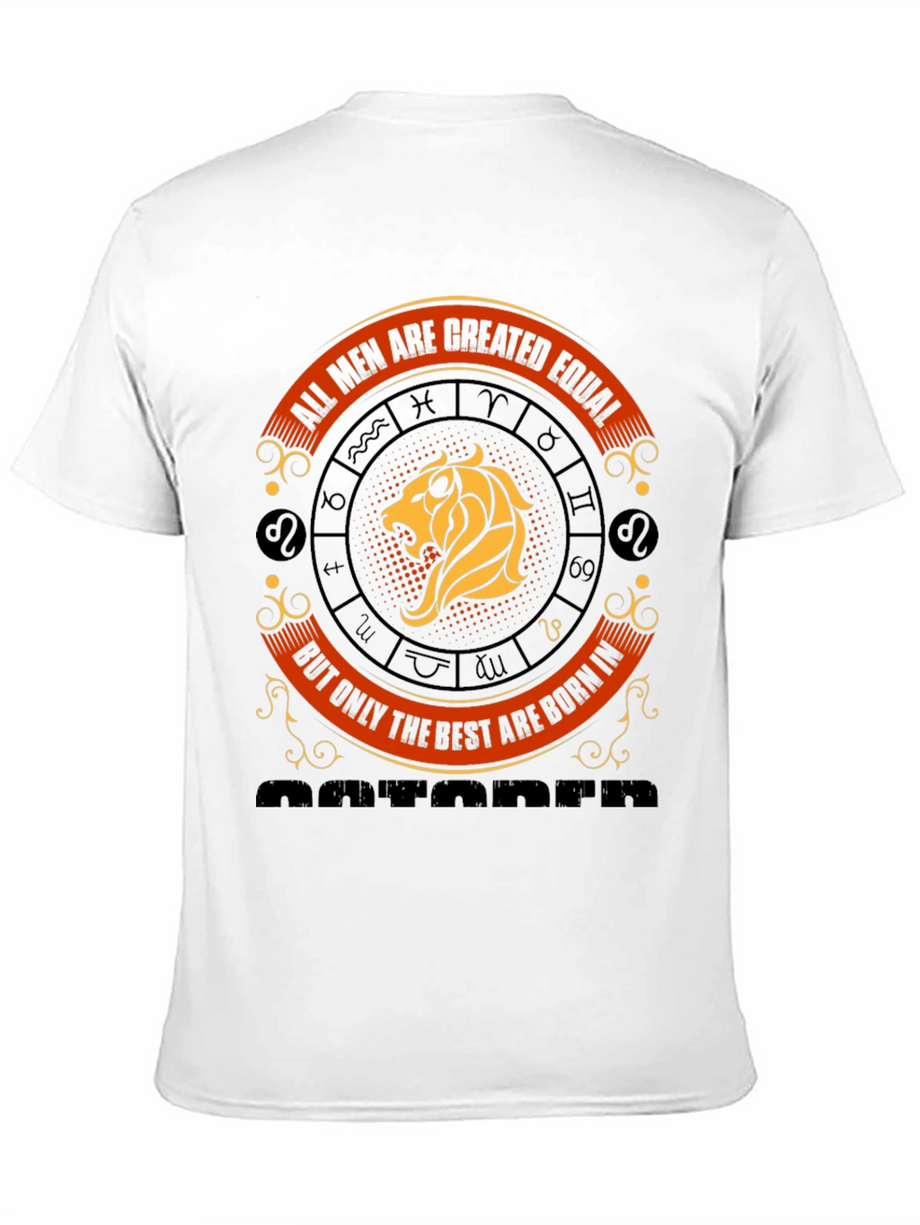 October Born Mens Zodiac T-Shirt