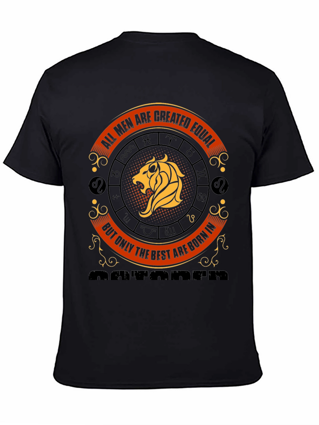 October Born Mens Zodiac T-Shirt