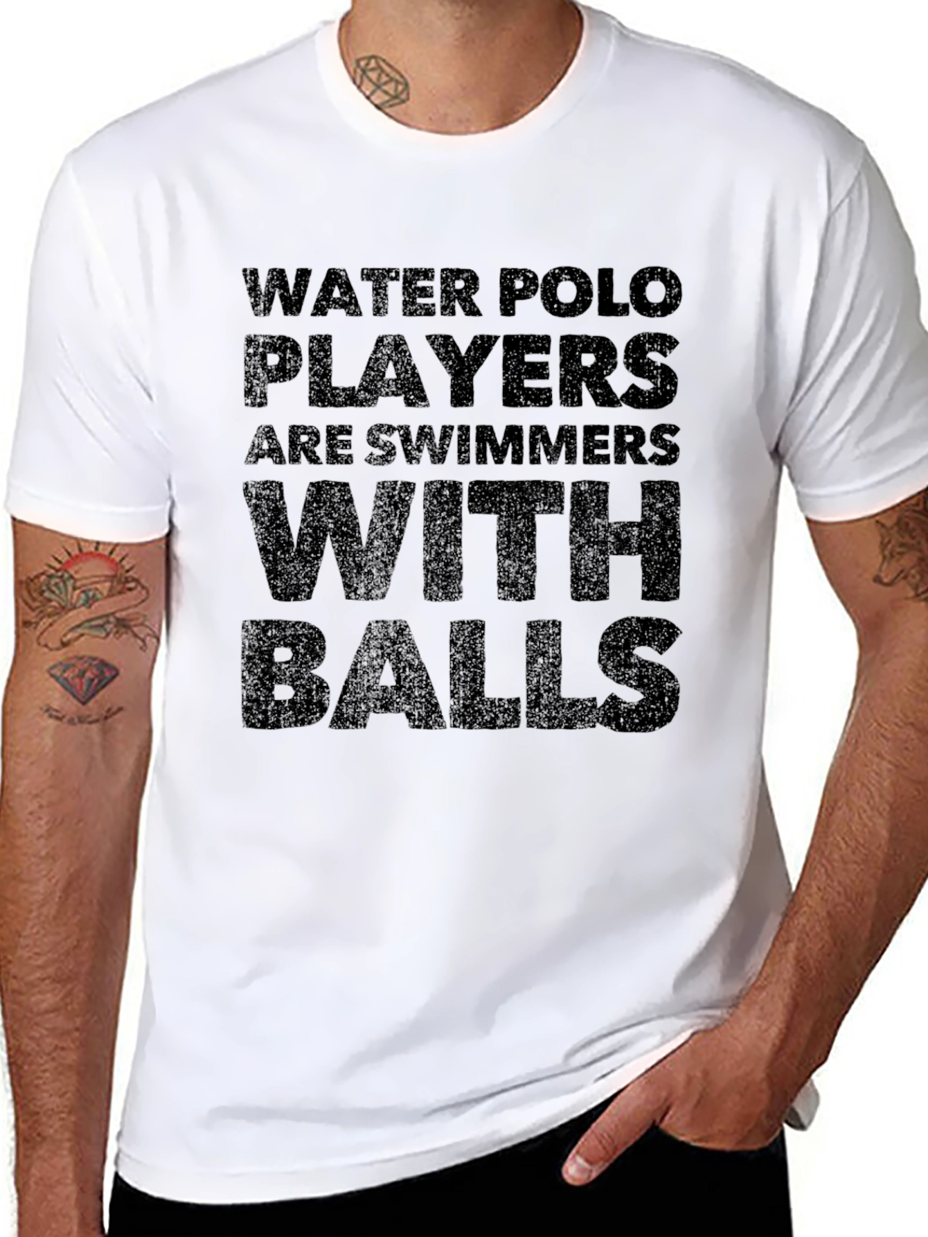 Water Polo Players Funny T-Shirt