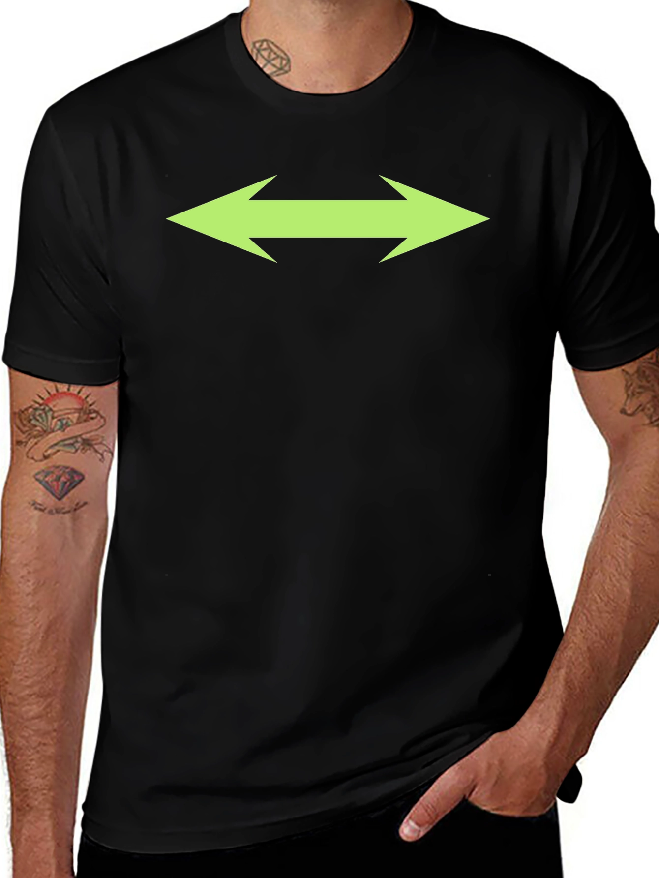 Arrow Graphic Tee - Directional Coolness