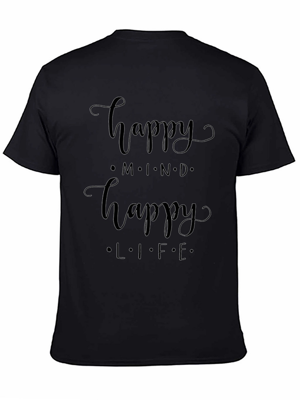 Happy Mind Happy Life Graphic Tee