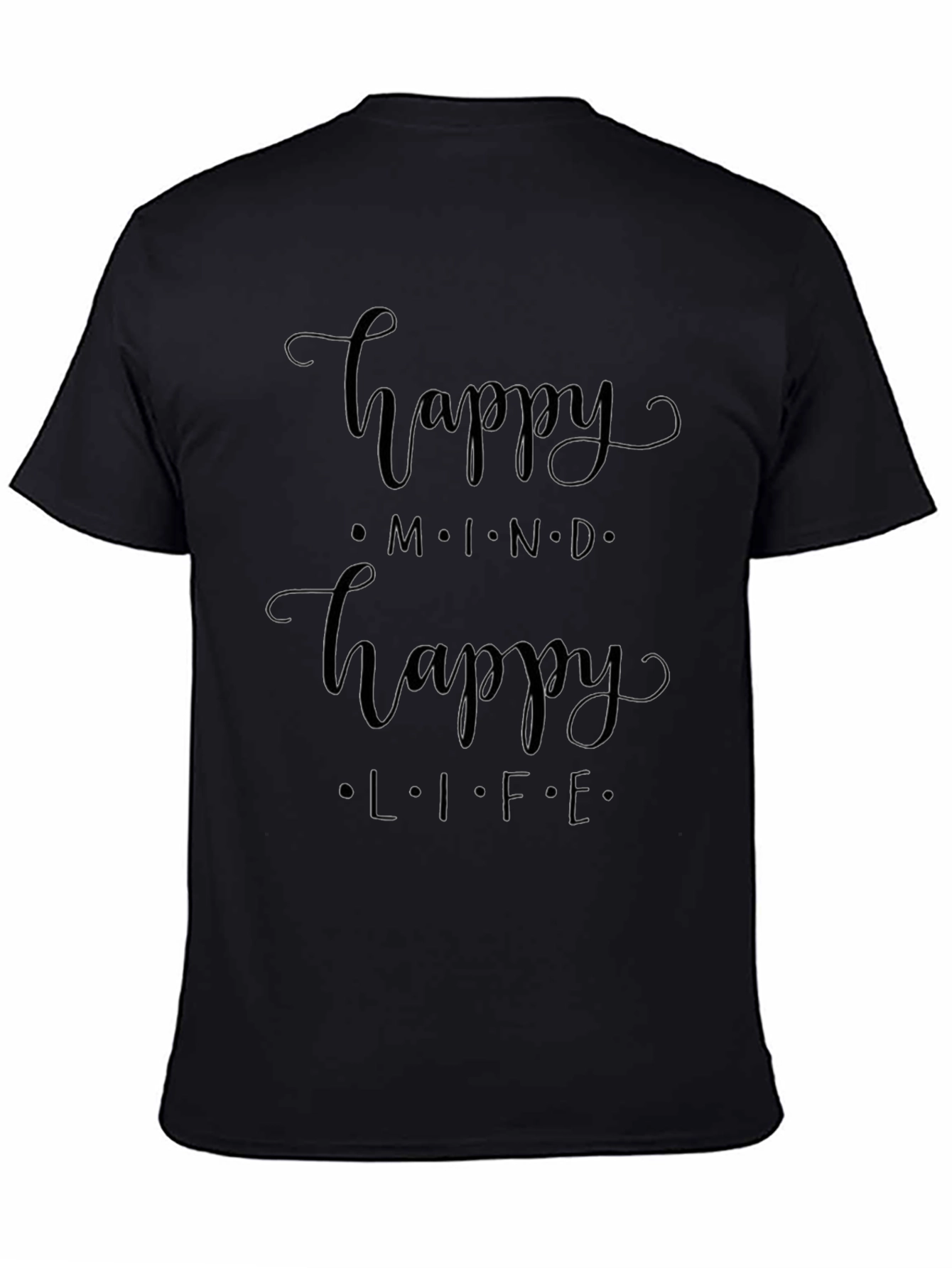 Happy Mind Happy Life Graphic Tee