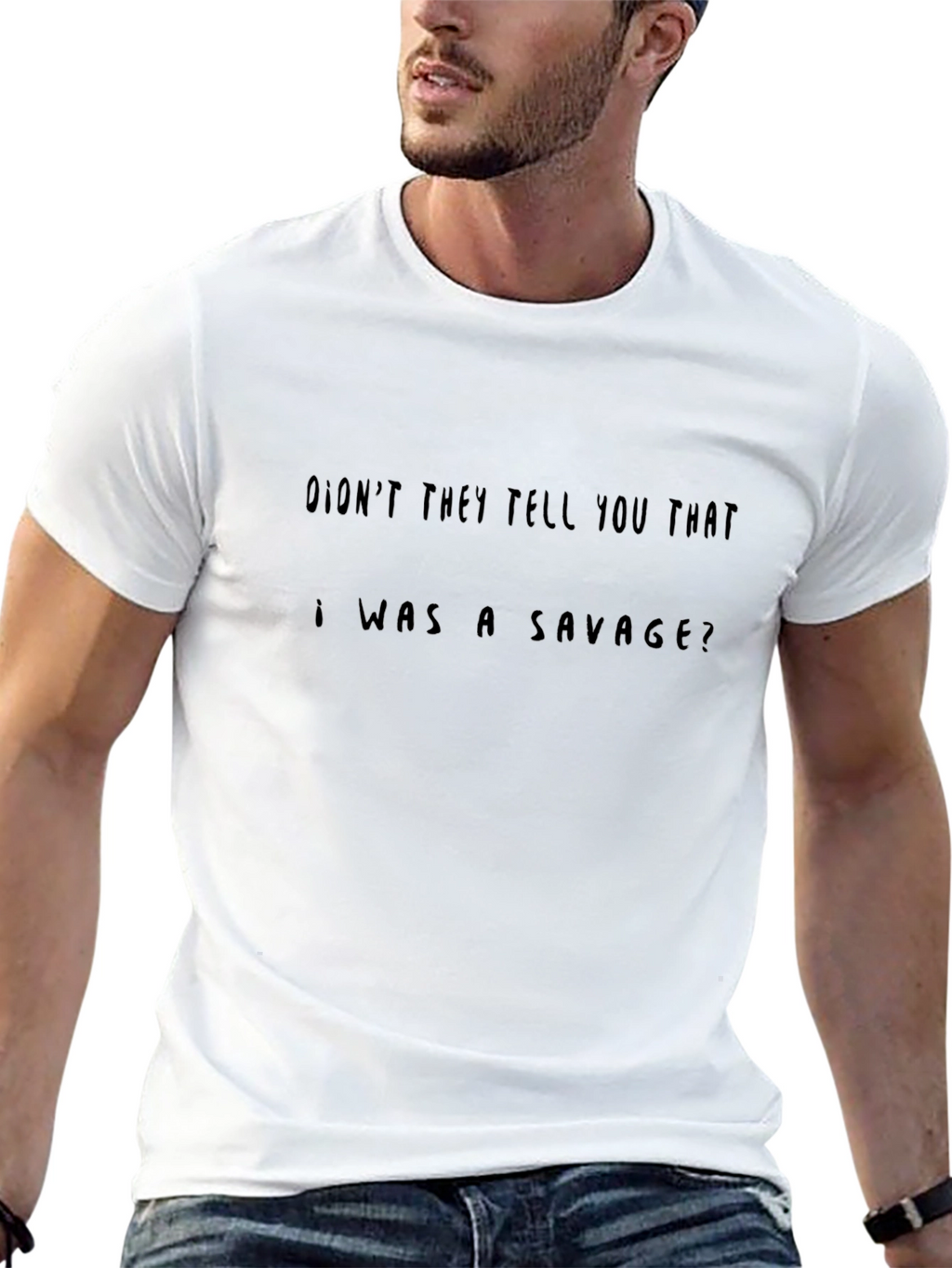 Savage Graphic Print T-Shirt - Casual Style