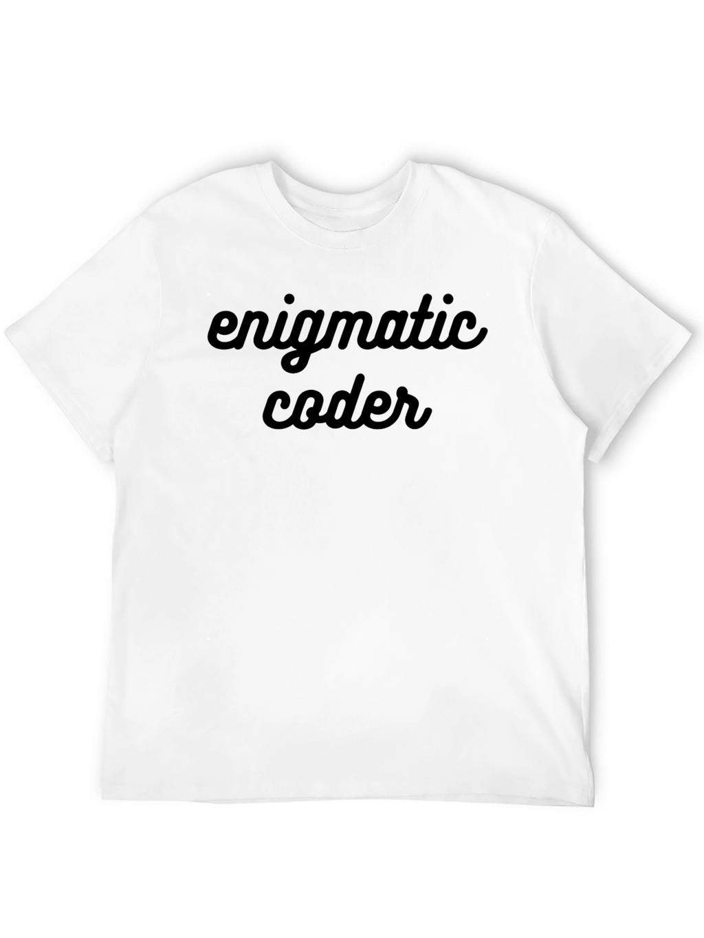 Enigmatic Coder Black T-Shirt