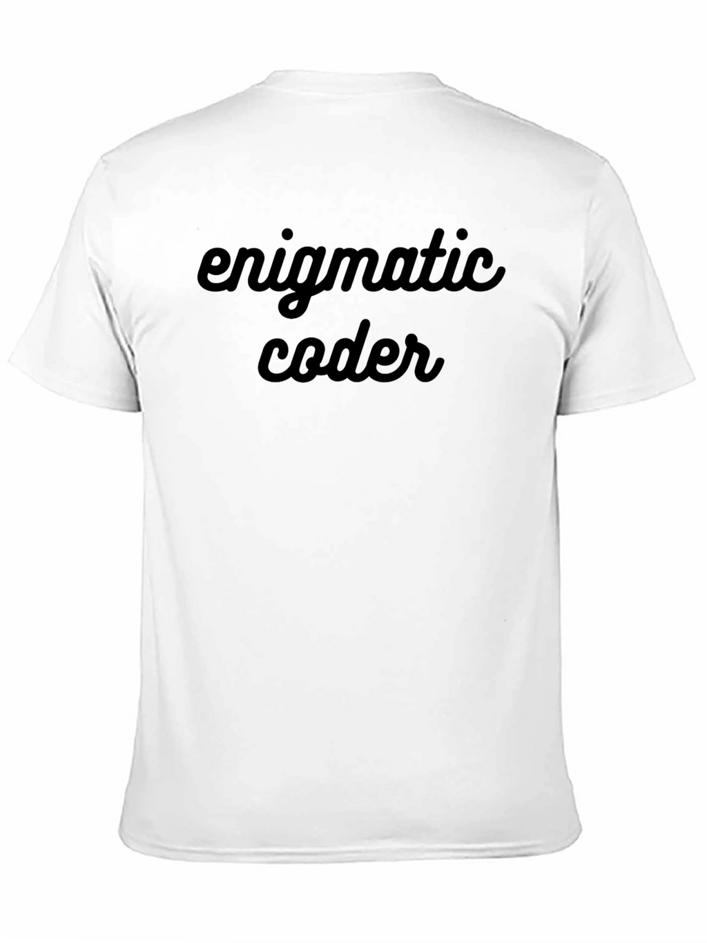 Enigmatic Coder Black T-Shirt