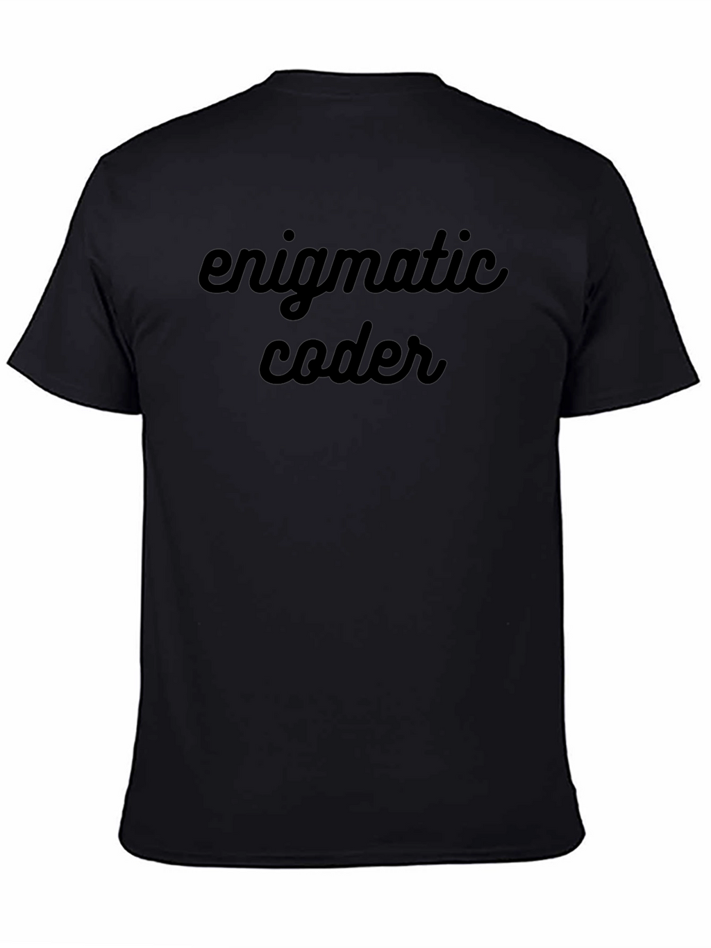 Enigmatic Coder Black T-Shirt
