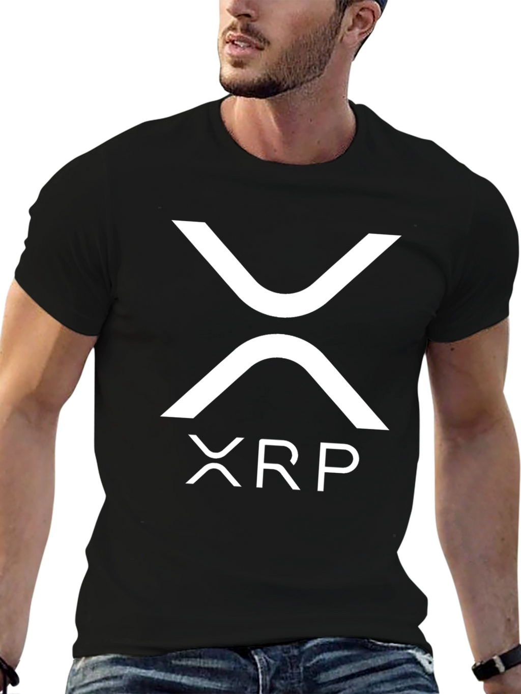 XRP Ripple Crypto Black T-Shirt - Cryptocurrency Fashion