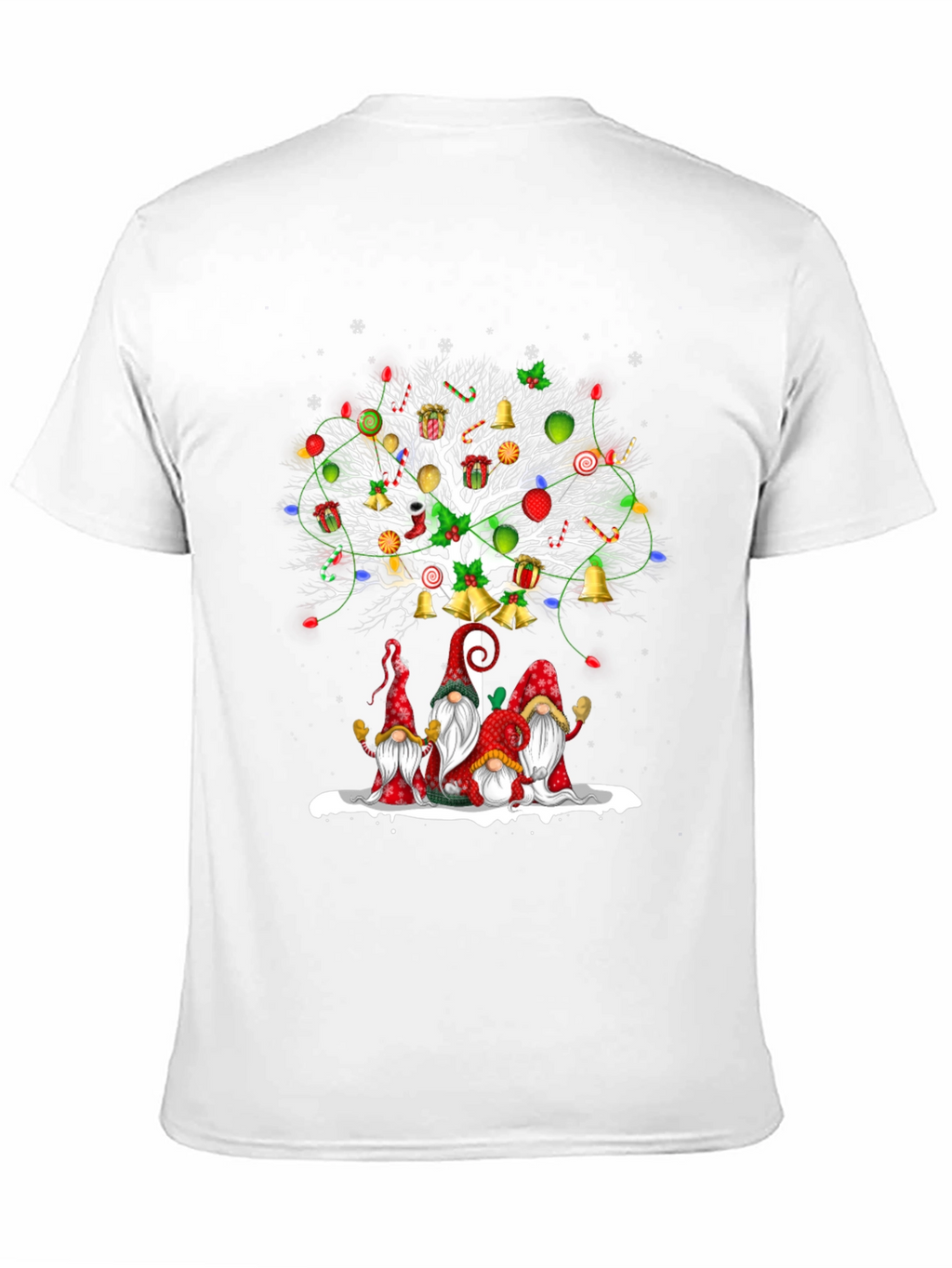 Festive Christmas Gnome Tree T-Shirt