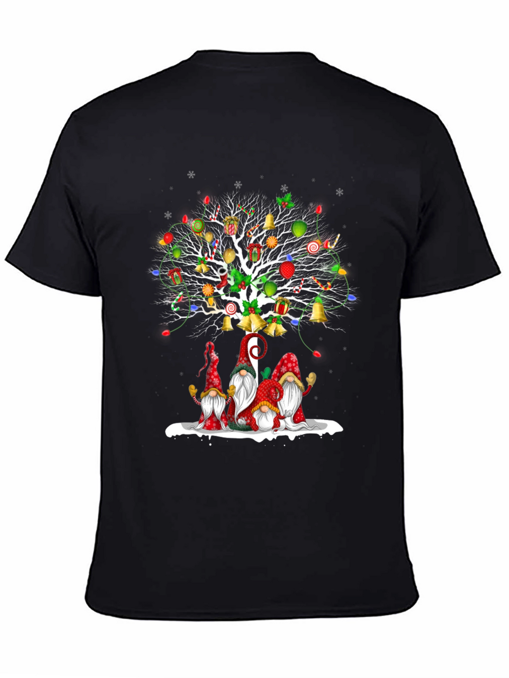 Festive Christmas Gnome Tree T-Shirt