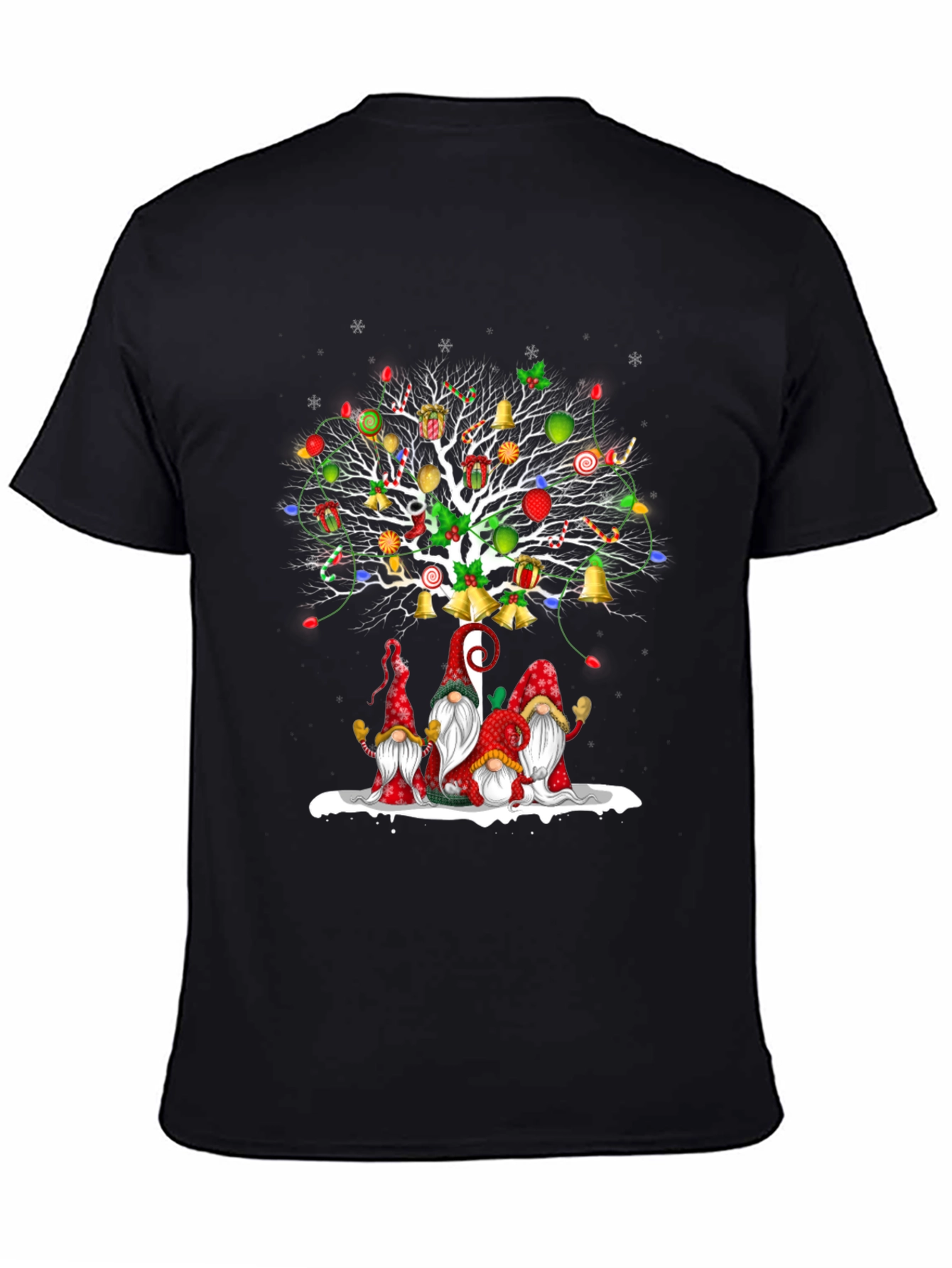Festive Christmas Gnome Tree T-Shirt
