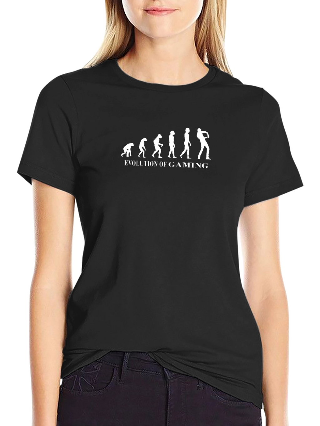 Evolution of Gaming Black T-Shirt