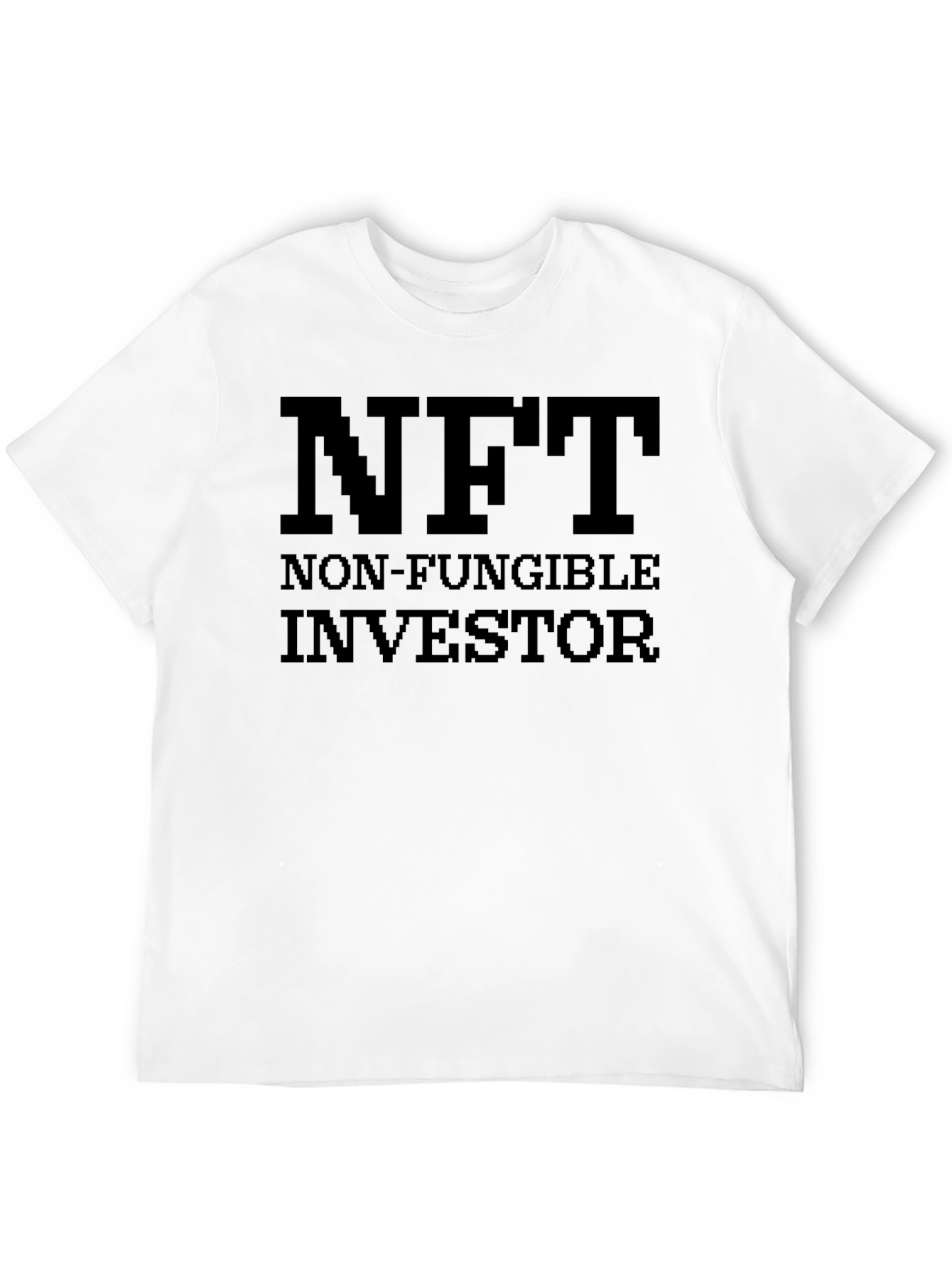 NFT Non-Fungible Investor Black T-Shirt