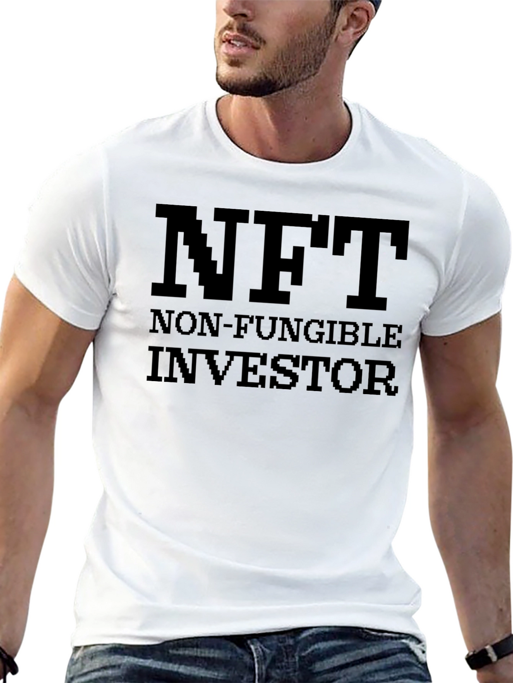 NFT Non-Fungible Investor Black T-Shirt