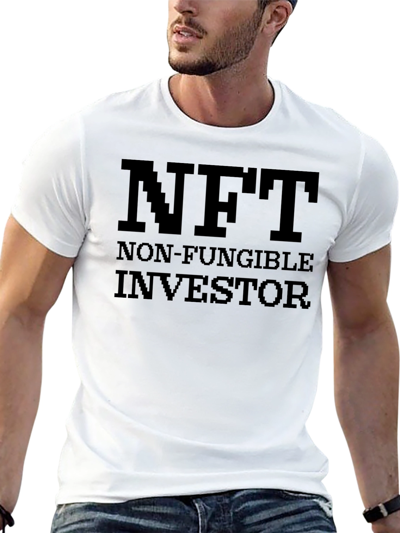 NFT Non-Fungible Investor Black T-Shirt