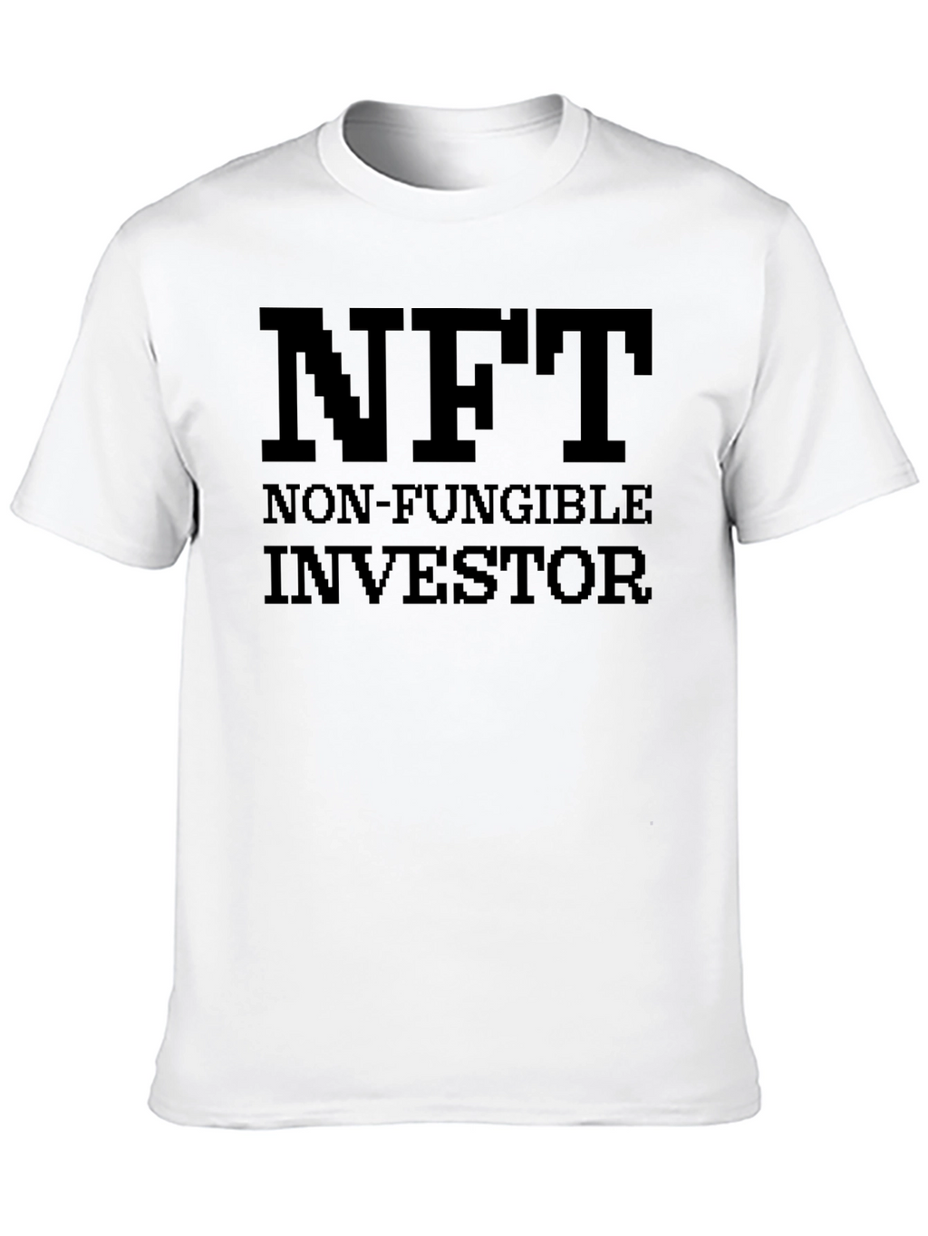 NFT Non-Fungible Investor Black T-Shirt