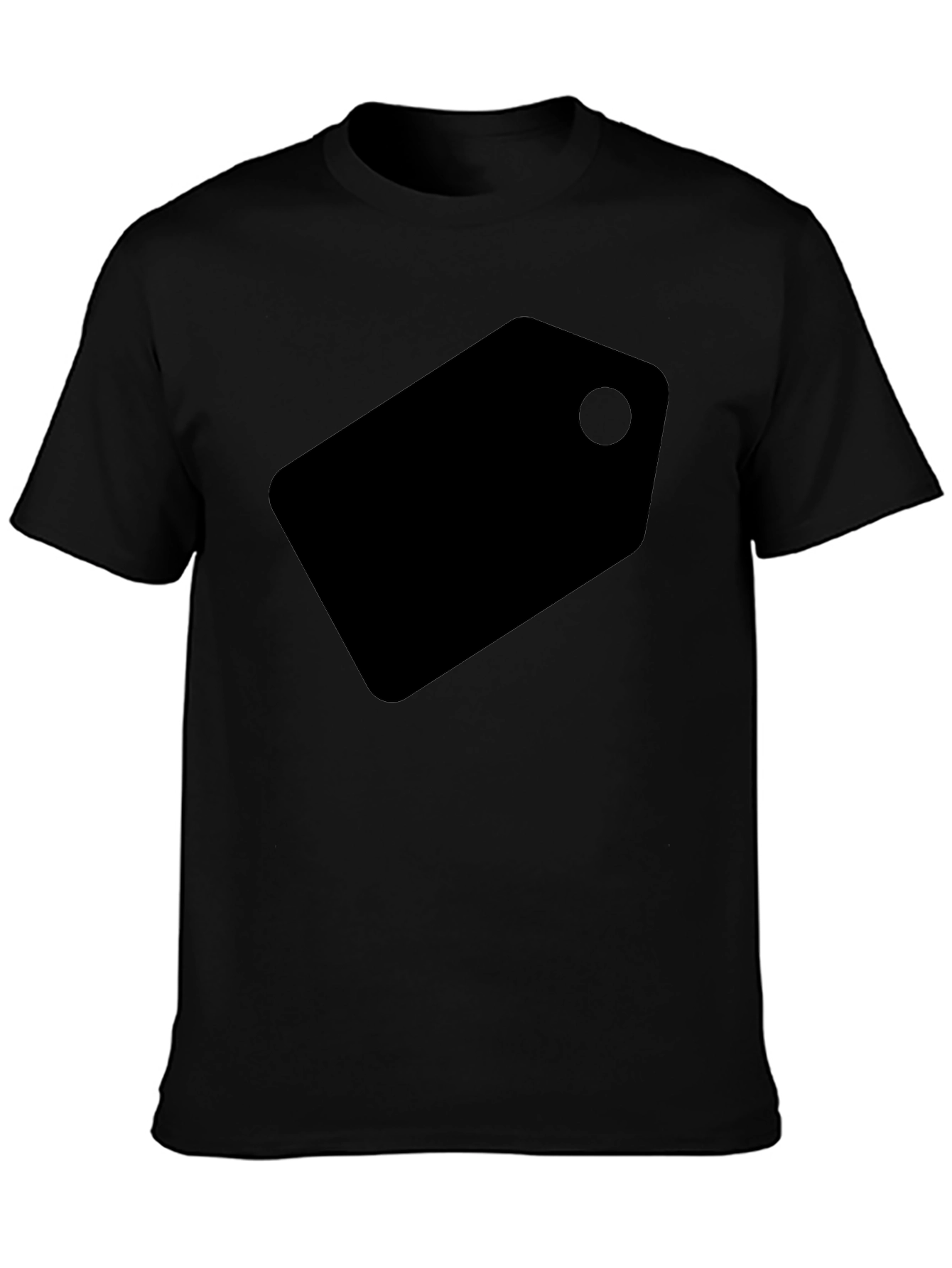 Minimalist Black Tag Graphic T-Shirt