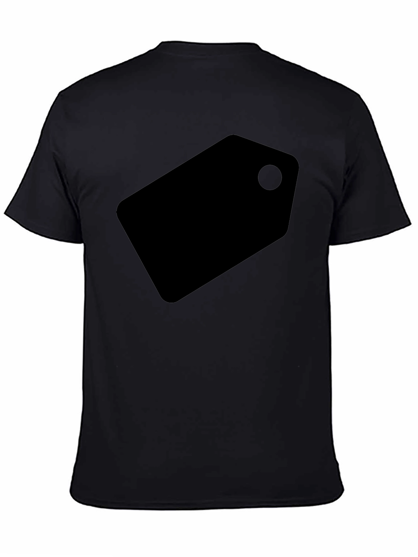 Minimalist Black Tag Graphic T-Shirt