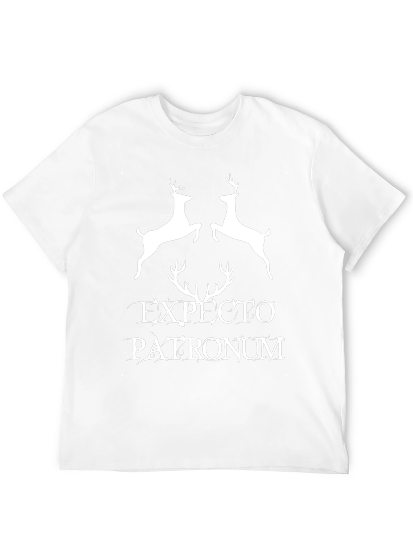 Expecto Patronum Deer Graphic Black T-Shirt