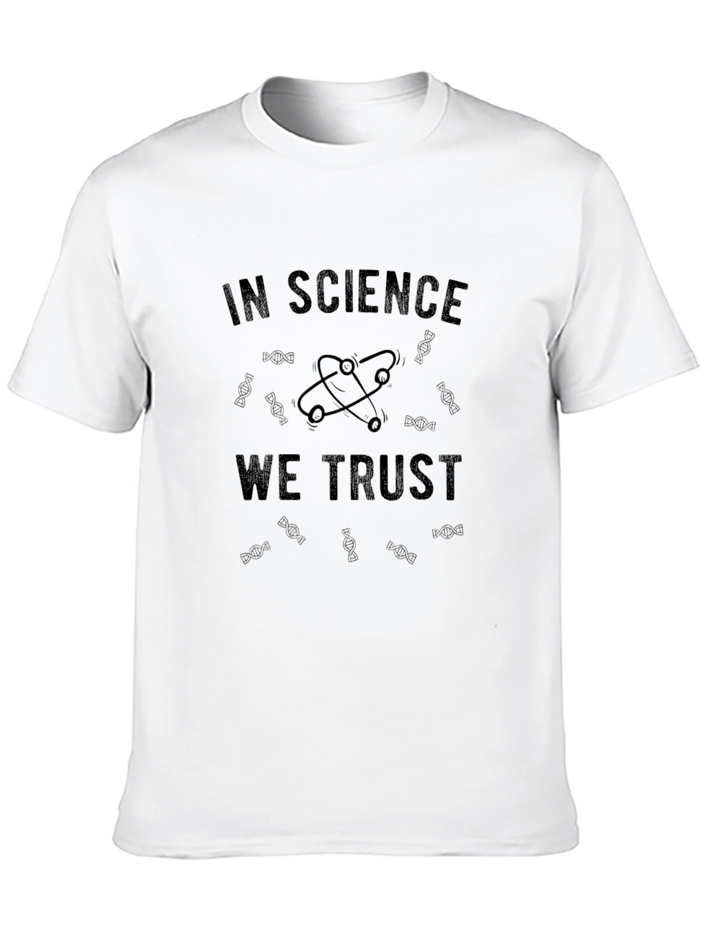 In Science We Trust Black Graphic T-Shirt
