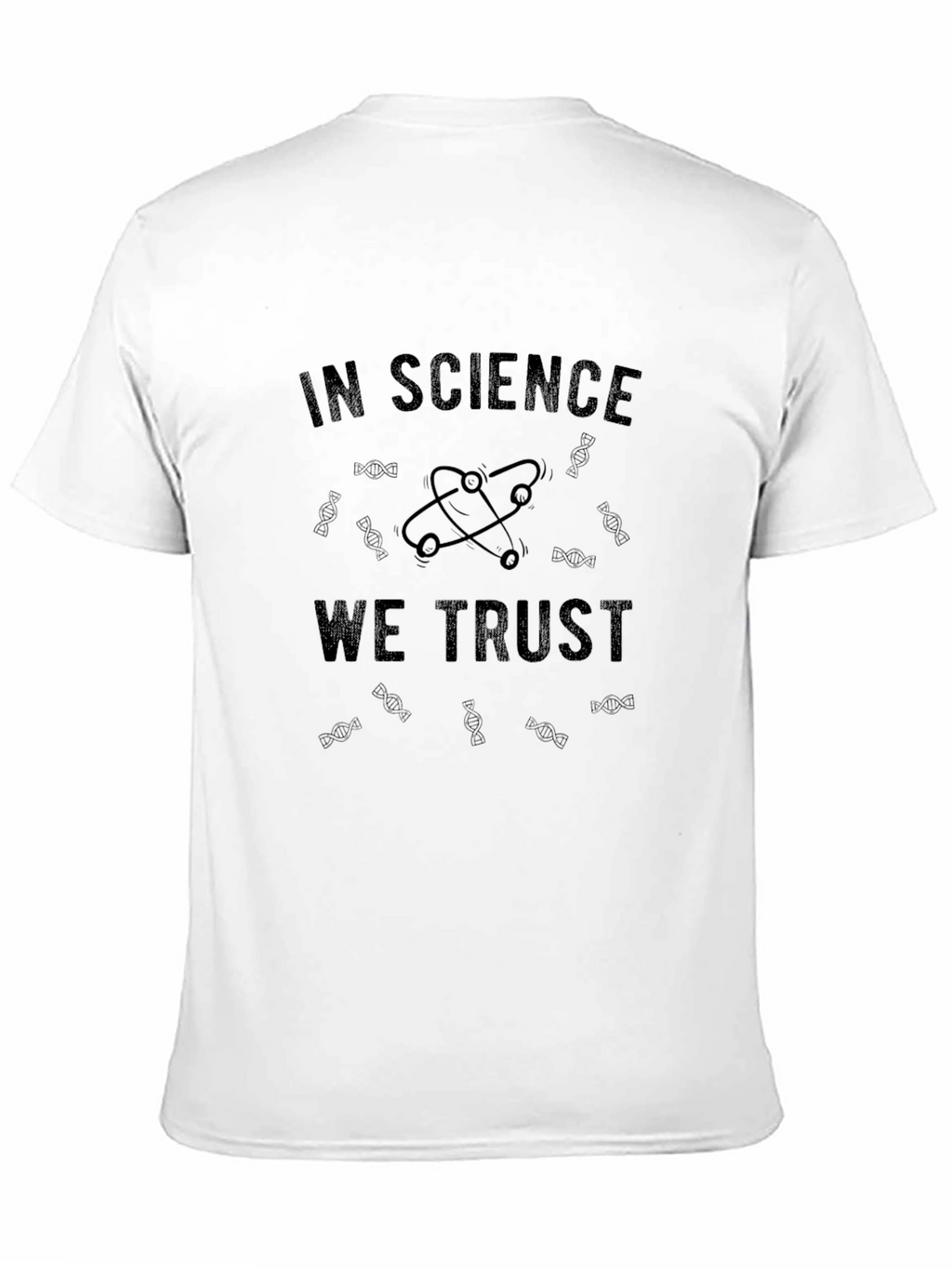 In Science We Trust Black Graphic T-Shirt