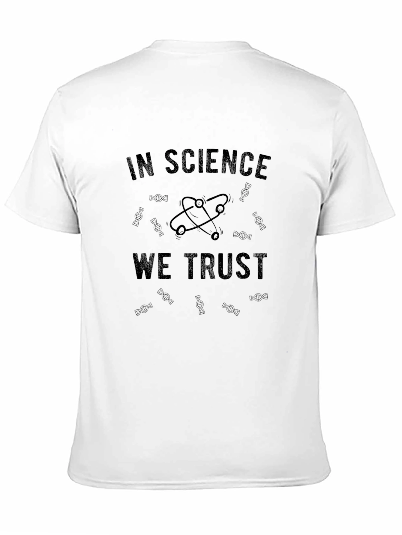 In Science We Trust Black Graphic T-Shirt