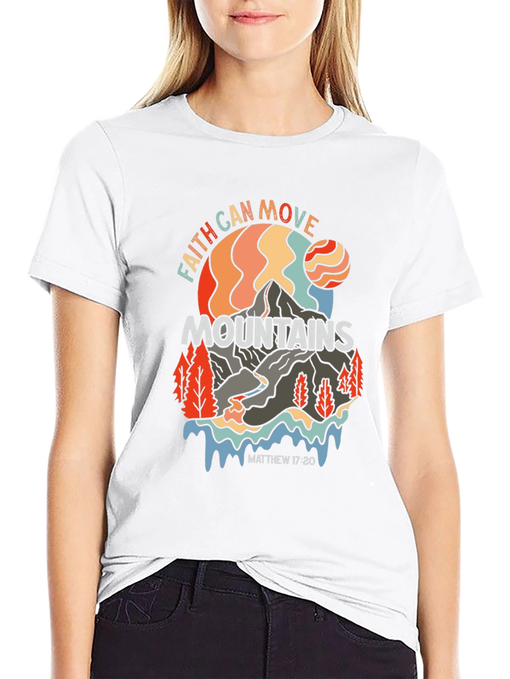 Faith Can Move Mountains Graphic T-Shirt