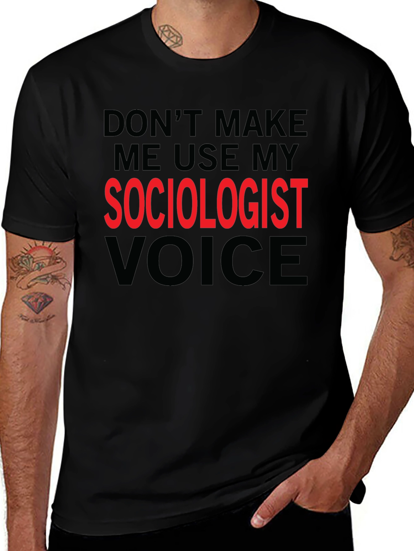 Sociologist Voice T-Shirt Funny Sociologist Gift