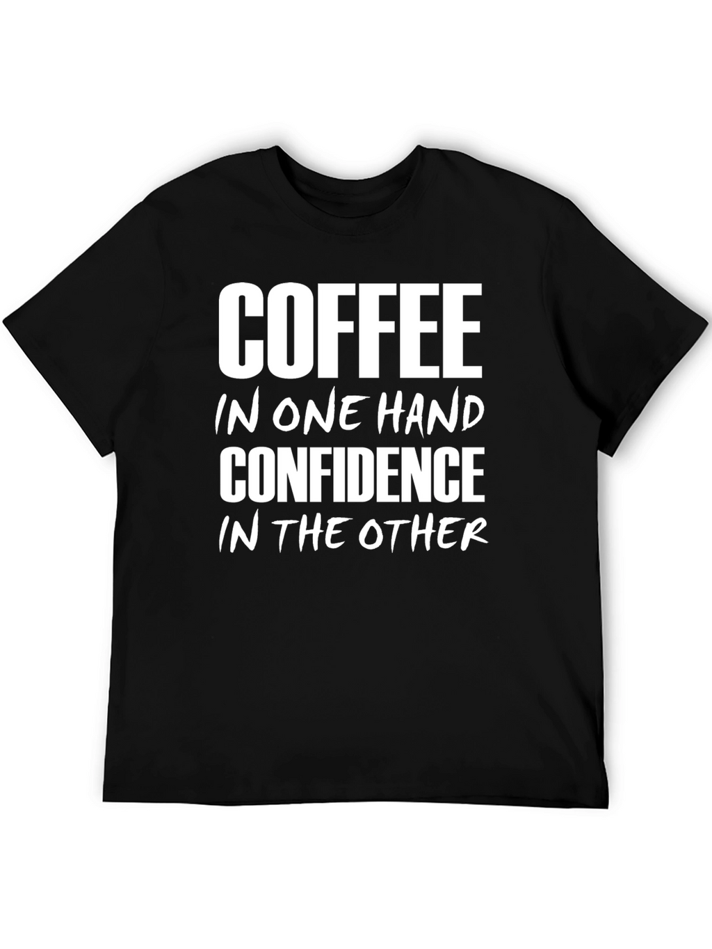 Coffee Confidence T-Shirt - Black
