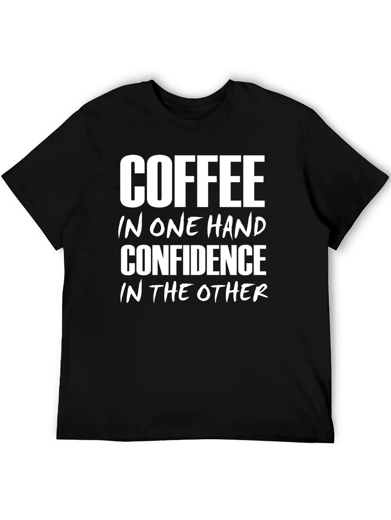 Coffee Confidence T-Shirt - Black
