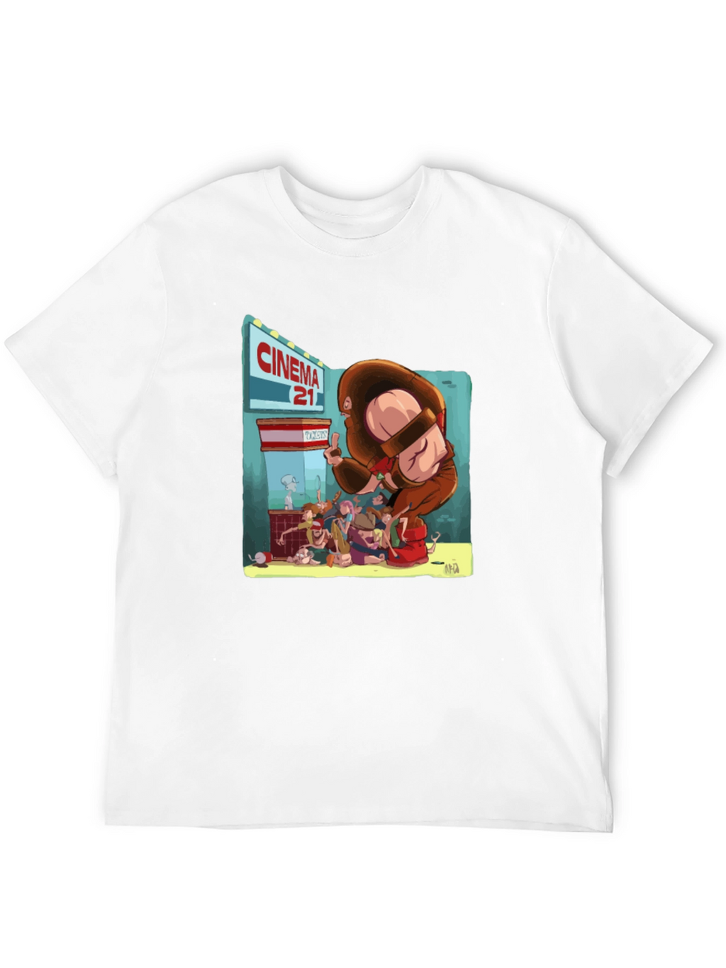 Cinema 21 T-Shirt - Movie Buff Tee
