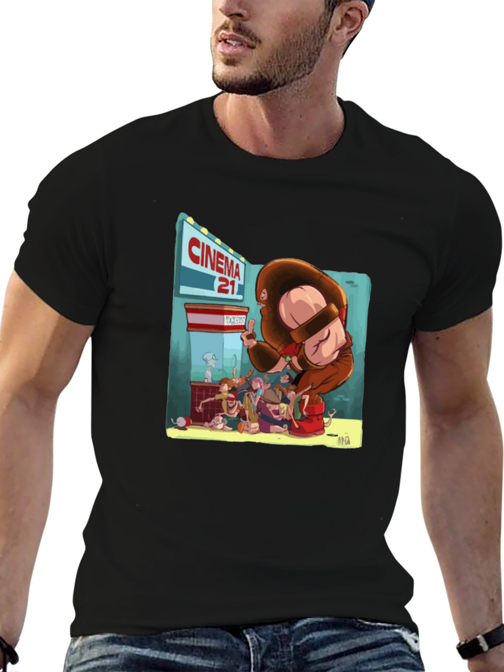 Cinema 21 T-Shirt - Movie Buff Tee