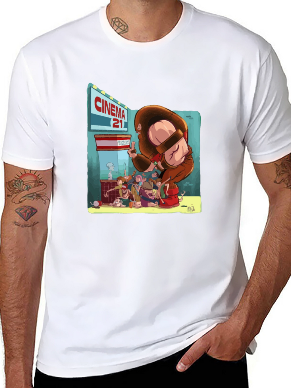 Cinema 21 T-Shirt - Movie Buff Tee